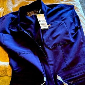 Figs cargo jumpsuit XS, purple new with tags.